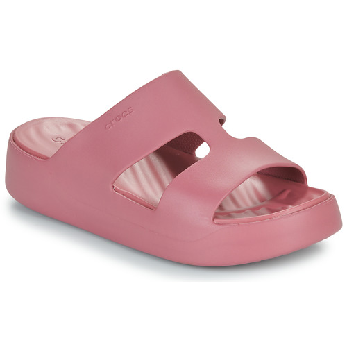 Chaussures Femme Mules Crocs Getaway Platform H-Strap Rose