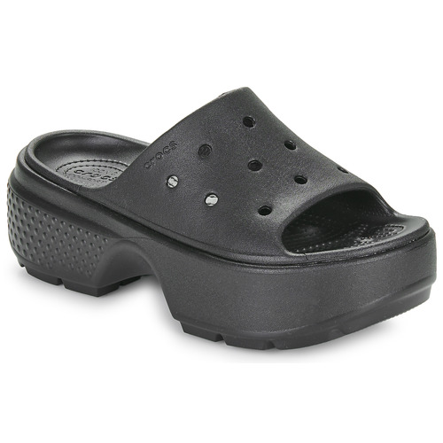 Chaussures Femme Mules Crocs Stomp Slide Noir