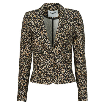 Vêtements Femme Vestes / Blazers Only ONLPOPTRASH  Marron / Noir