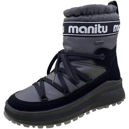 Chaussures Femme Bottes Manitu  Gris