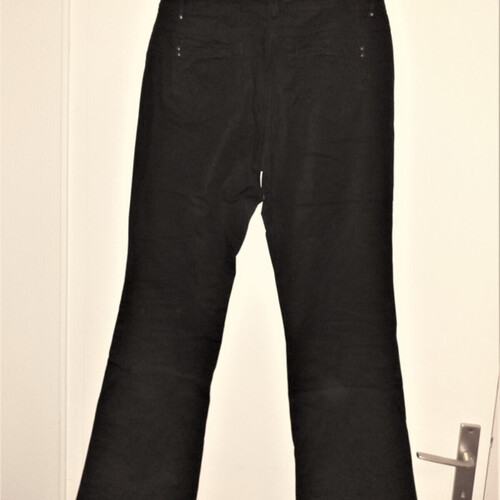 Vêtements Femme Jeans bootcut Promod Pantalon toile noir Noir