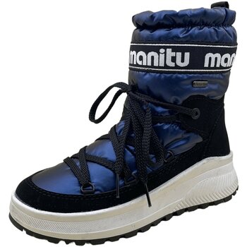 Chaussures Femme Bottes Manitu  Bleu