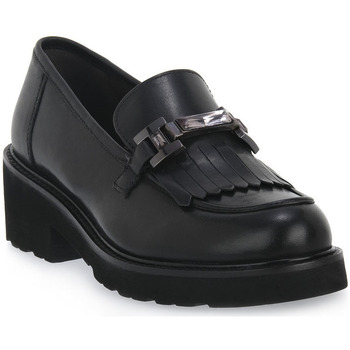 Chaussures Femme Mocassins Melluso COW NERO Noir