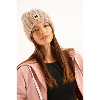 Accessoires textile Femme Bonnets Banana Moon DANO BLUR Beige