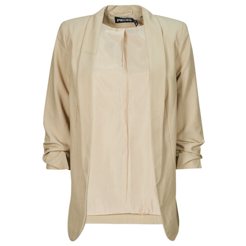 Vêtements Femme Vestes / Blazers Pieces PCBOSELLA Beige