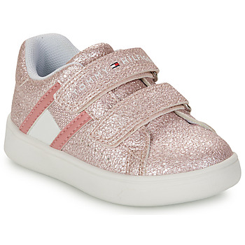 Chaussures Fille Baskets basses Tommy Hilfiger LOGAN Rose glitter