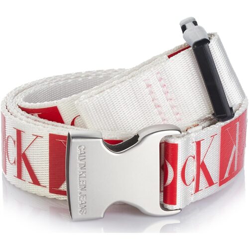 Accessoires textile Femme Ceintures Calvin Klein Jeans Ceinture Blanc