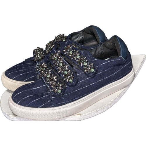 Chaussures Femme Baskets basses Cosmo Paris paire de baskets  36 Bleu Bleu