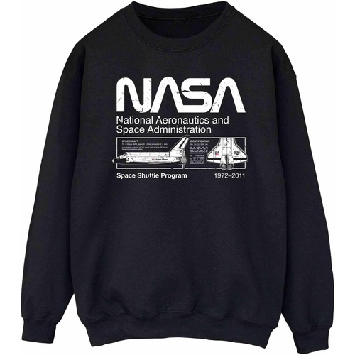 Vêtements Femme Sweats Nasa BI2202 Noir