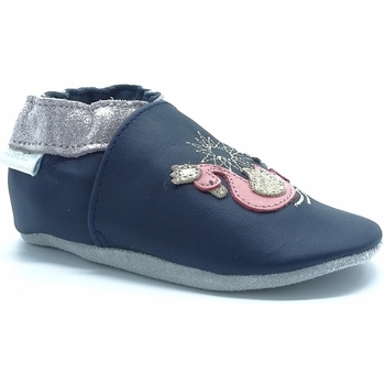 Chaussures Fille Chaussons Robeez SO SHINY SWAN Bleu