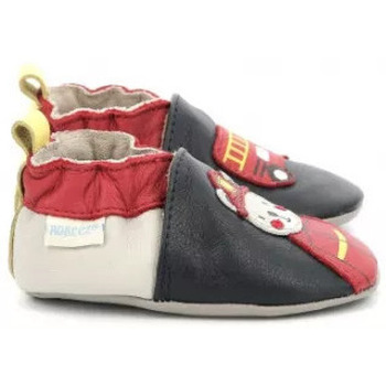 Chaussures Garçon Chaussons bébés Robeez FIREMAN PLG MARINE Marine