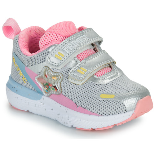 Chaussures Fille Baskets basses Primigi BABY RUNNER Argenté