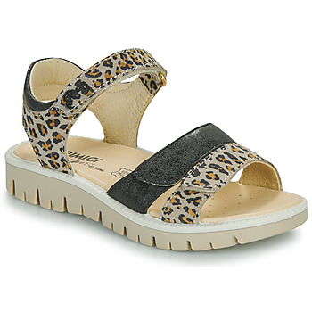 Chaussures Fille Sandales et Nu-pieds Primigi AXEL Noir / Leopard