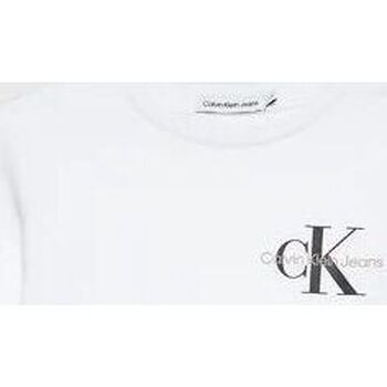 Vêtements Enfant T-shirts & Polos Calvin Klein Jeans IB0IB01457-YAF BRIGHY WHITE Blanc