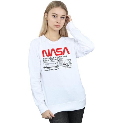 Vêtements Femme Sweats Nasa BI2202 Blanc