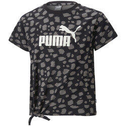 Vêtements Fille T-shirts & Polos Puma 673523-01 Noir