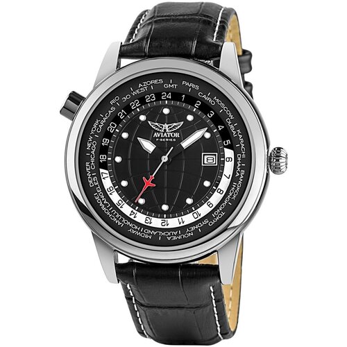 Montres & Bijoux Homme Montre Aviator F-Series AVW6975G354 Noir