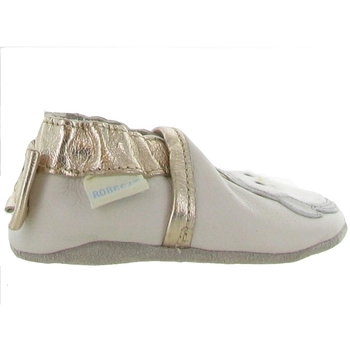 Chaussures Enfant Chaussons bébés Robeez CUTE AUK Blanc