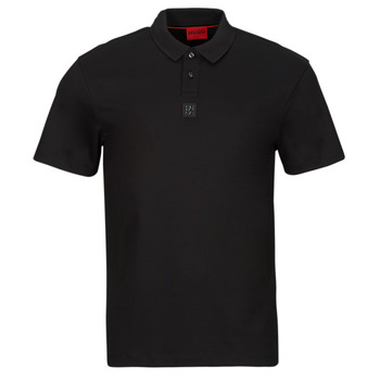 Vêtements Homme Polos manches courtes HUGO Deabono_D Noir