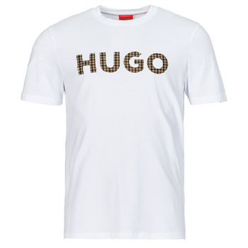 Vêtements Homme T-shirts manches courtes HUGO Dulivio_U243 Blanc