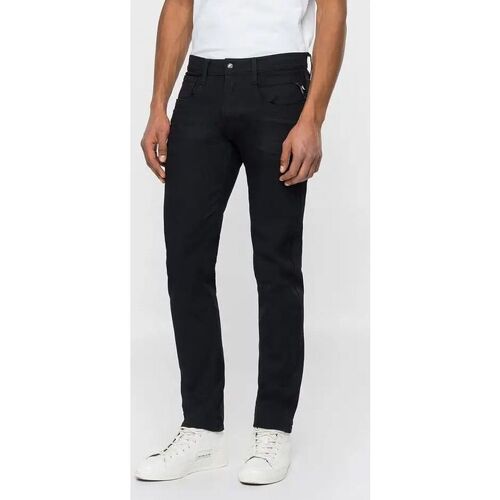 Vêtements Homme Jeans Replay M914.661.E01 - AMBASS-11.5 OZ HYPERFLEX STRETCH Noir