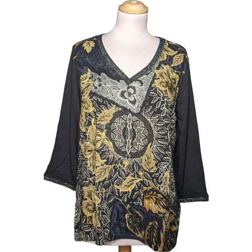 Vêtements Femme T-shirts & Polos Desigual 42 - T4 - L/XL Noir