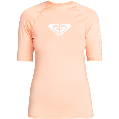 Vêtements Femme T-shirts manches courtes Roxy Whole Hearted Rose