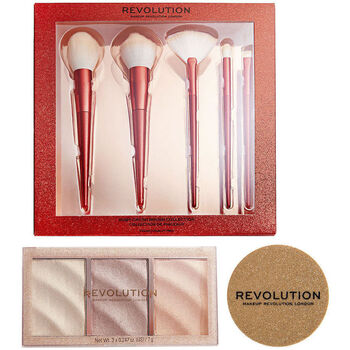 Beauté Enlumineurs Revolution Make Up Surlumineurs Et Pinceaux Lot 3 Pcs 