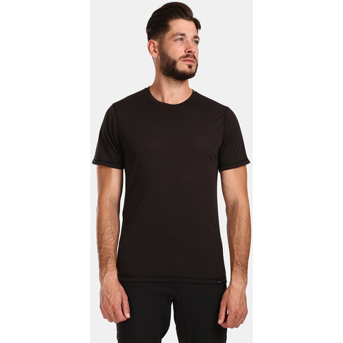 Vêtements T-shirts manches courtes Kilpi T-shirt en laine mérinos pour homme  SLOPER-M Noir