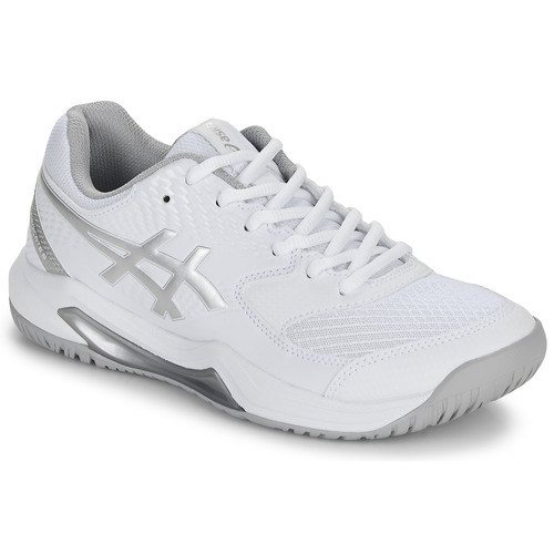 Chaussures Femme Tennis Asics GEL-DEDICATE 8 Blanc / Argenté