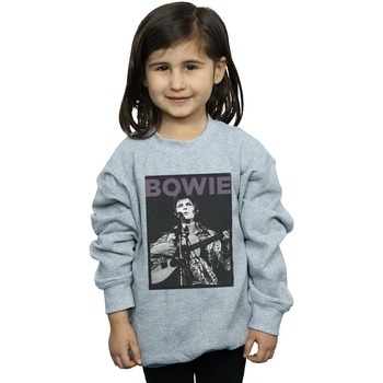 Vêtements Fille Sweats David Bowie BI14614 Gris