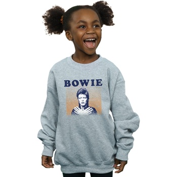 Vêtements Fille Sweats David Bowie BI14666 Gris