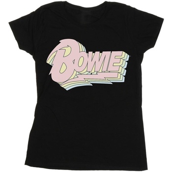 Vêtements Femme T-shirts manches longues David Bowie BI16709 Noir