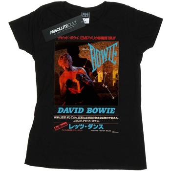 Vêtements Femme T-shirts manches longues David Bowie BI16728 Noir