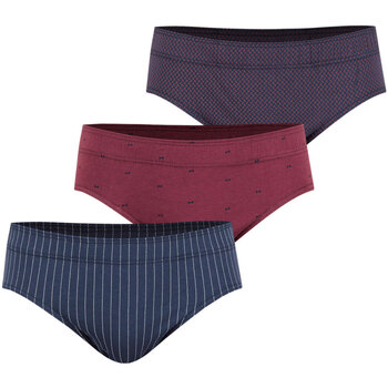 Sous-vêtements Homme Slips Eminence Lot de 3 slips homme Fantaisie Bleu