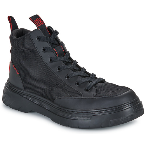 Chaussures Homme Boots HUGO Urian_hito_nypu Noir / Rouge