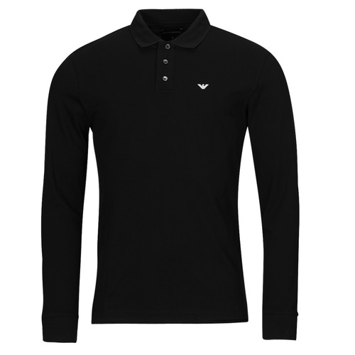 Vêtements Homme Polos manches longues Emporio Armani 8N1FQ0 Noir