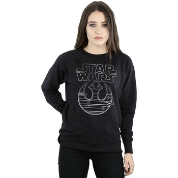 Vêtements Femme Sweats Disney The Last Jedi Resistance Noir