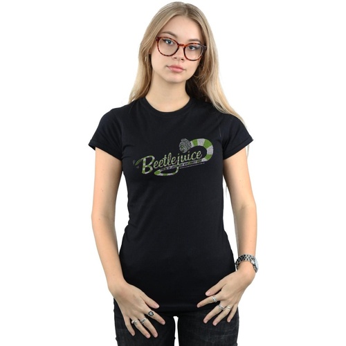 Vêtements Femme T-shirts manches longues Beetlejuice BI12135 Noir