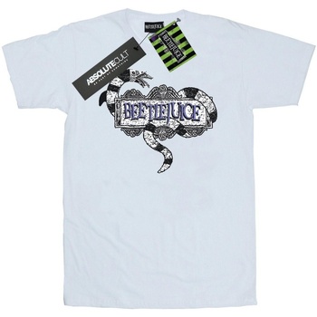 Vêtements Femme T-shirts manches longues Beetlejuice BI14428 Blanc