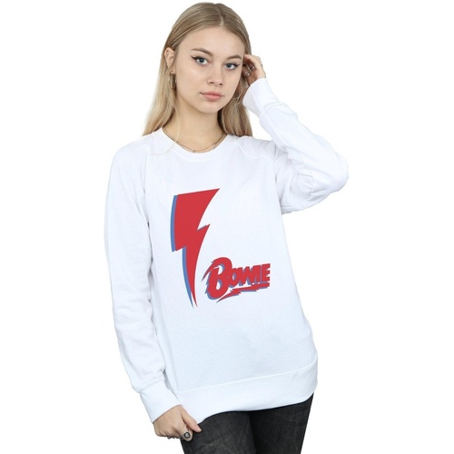 Vêtements Femme Sweats David Bowie BI14821 Blanc