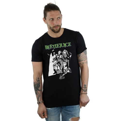 Vêtements Homme T-shirts manches longues Beetlejuice BI16028 Noir