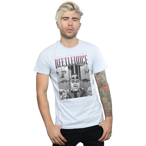 Vêtements Homme T-shirts manches longues Beetlejuice BI16069 Gris