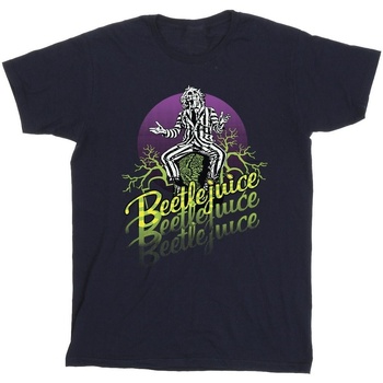 Vêtements Homme T-shirts manches longues Beetlejuice BI16090 Bleu