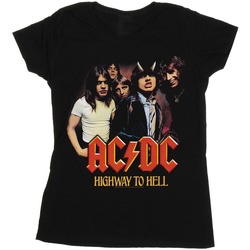 Vêtements Femme T-shirts manches longues Acdc Highway To Hell Noir