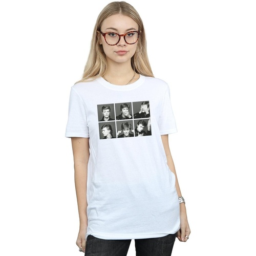 Vêtements Femme T-shirts manches longues David Bowie BI18814 Blanc