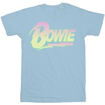 Vêtements Femme T-shirts manches longues David Bowie BI19050 Bleu