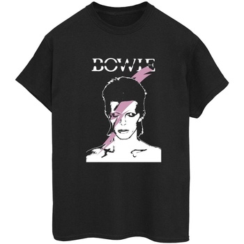 Vêtements Femme T-shirts manches longues David Bowie BI19121 Noir