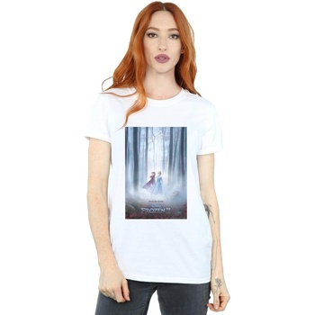 Vêtements Femme T-shirts manches longues Disney Frozen 2 Blanc