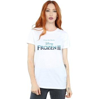 Vêtements Femme T-shirts manches longues Disney Frozen 2 Blanc